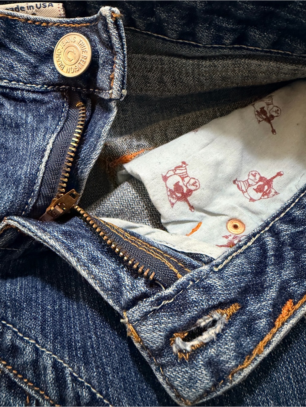 True Religion Denim Frayed Mini Skirt - Picture 6 of 7
